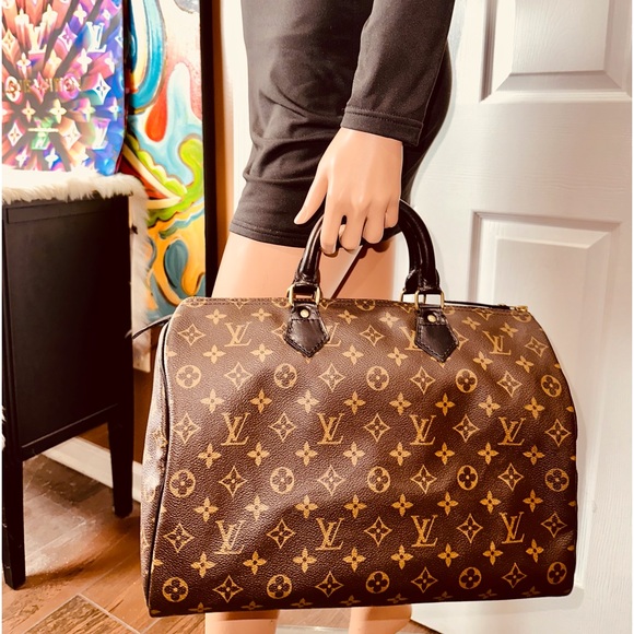 ♠️♟♣️Authentic Louis Vuitton Speedy 35 Monogram - Picture 15 of 15